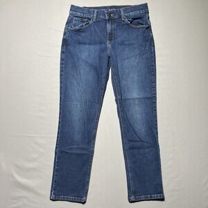 Mott & Bow Jeans Womens 28 Boyfriend Mid Rise Stretch‎ Distressed Denim Pants